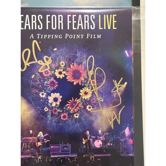 Tears For Fears Songs for a Nervous planet Cream colored Vinyl & Signed print - Picture 4 of 12